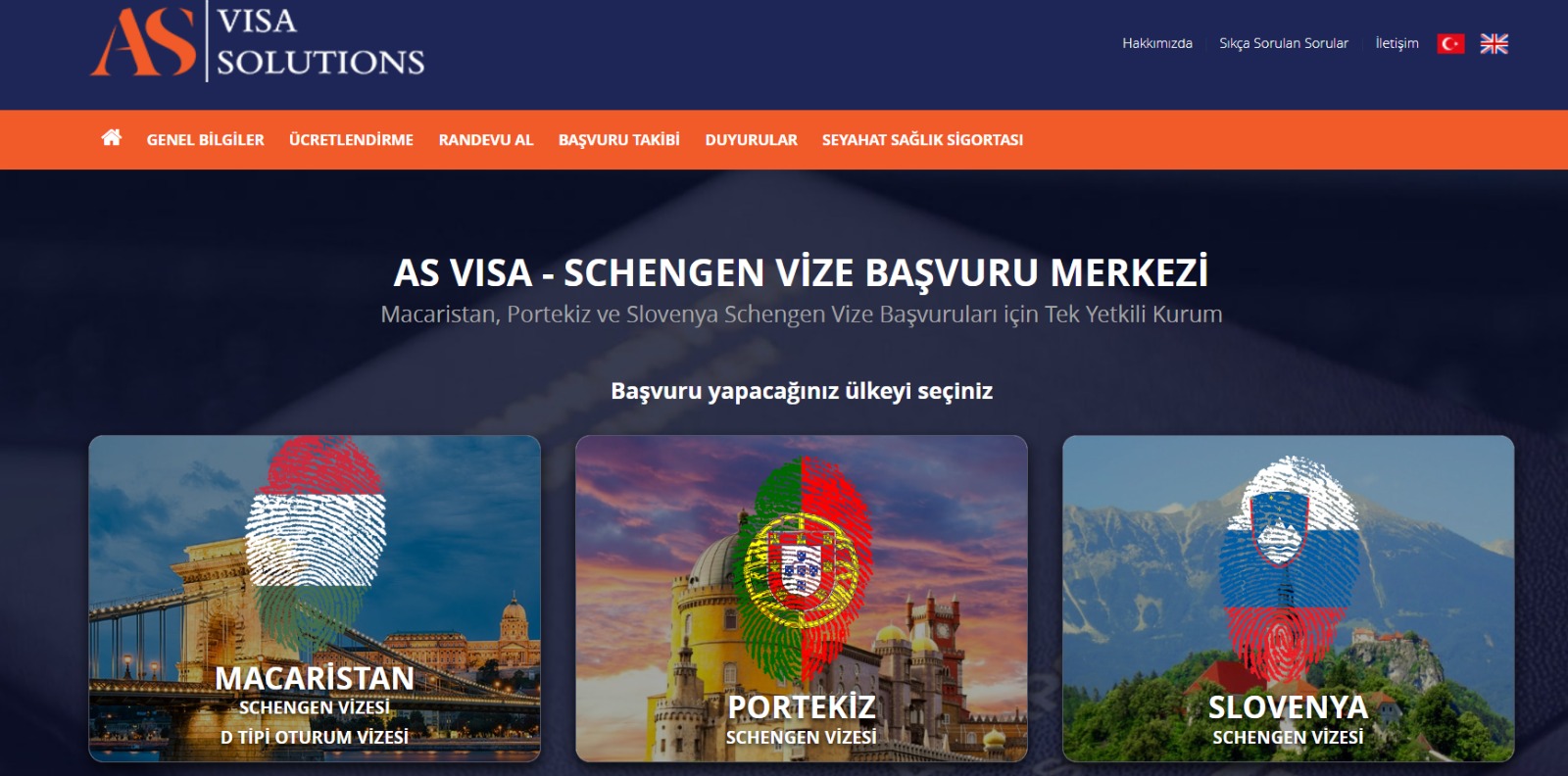 AS VİSA SOLUTİONS Macaristan Portekiz Slovenya